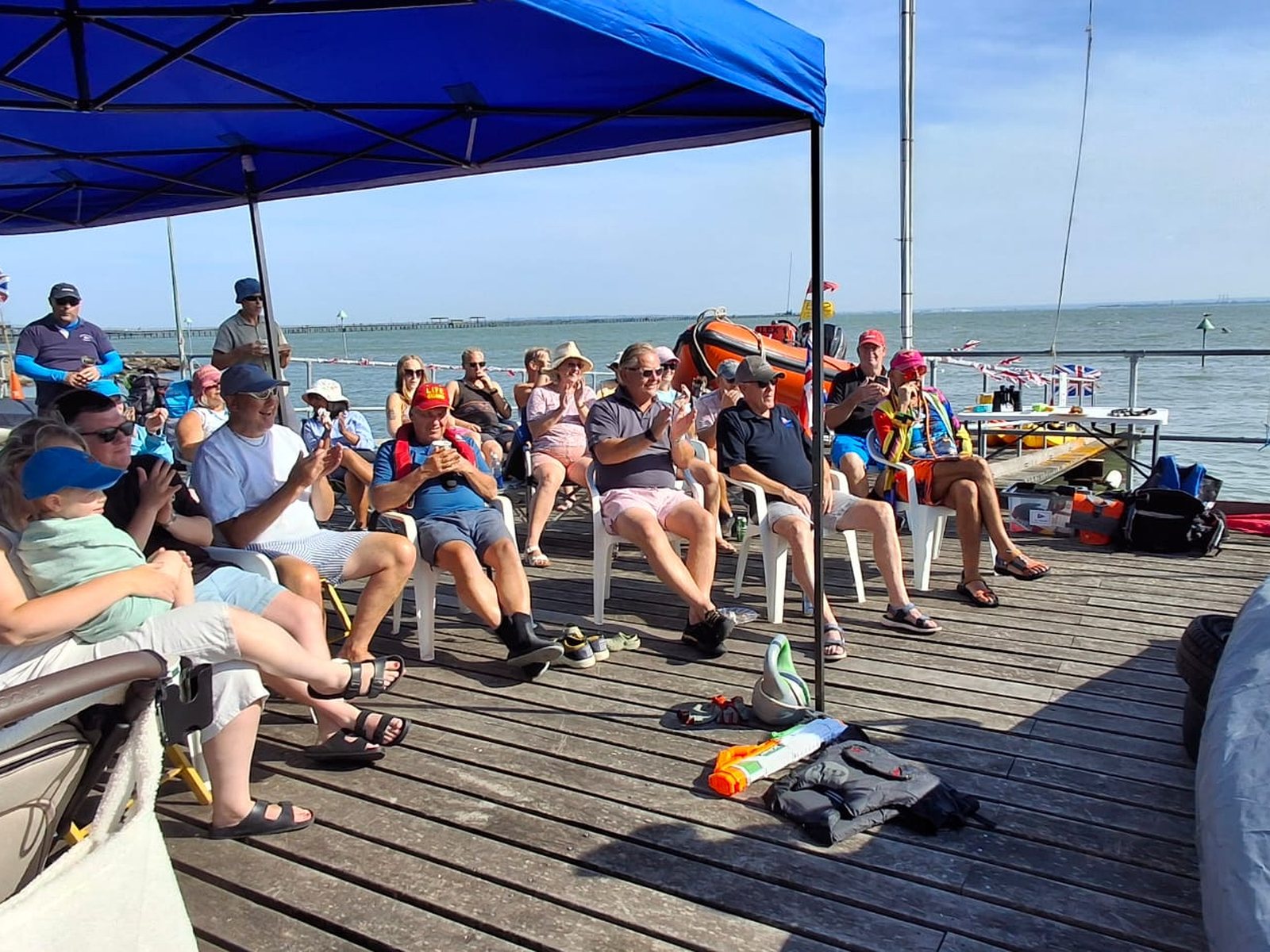 Alexandra Yacht Club members enjoying activities beside the water